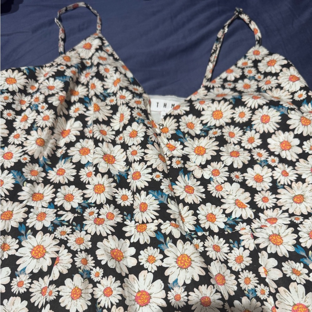 Floral Spaghetti Strap Mini Dress